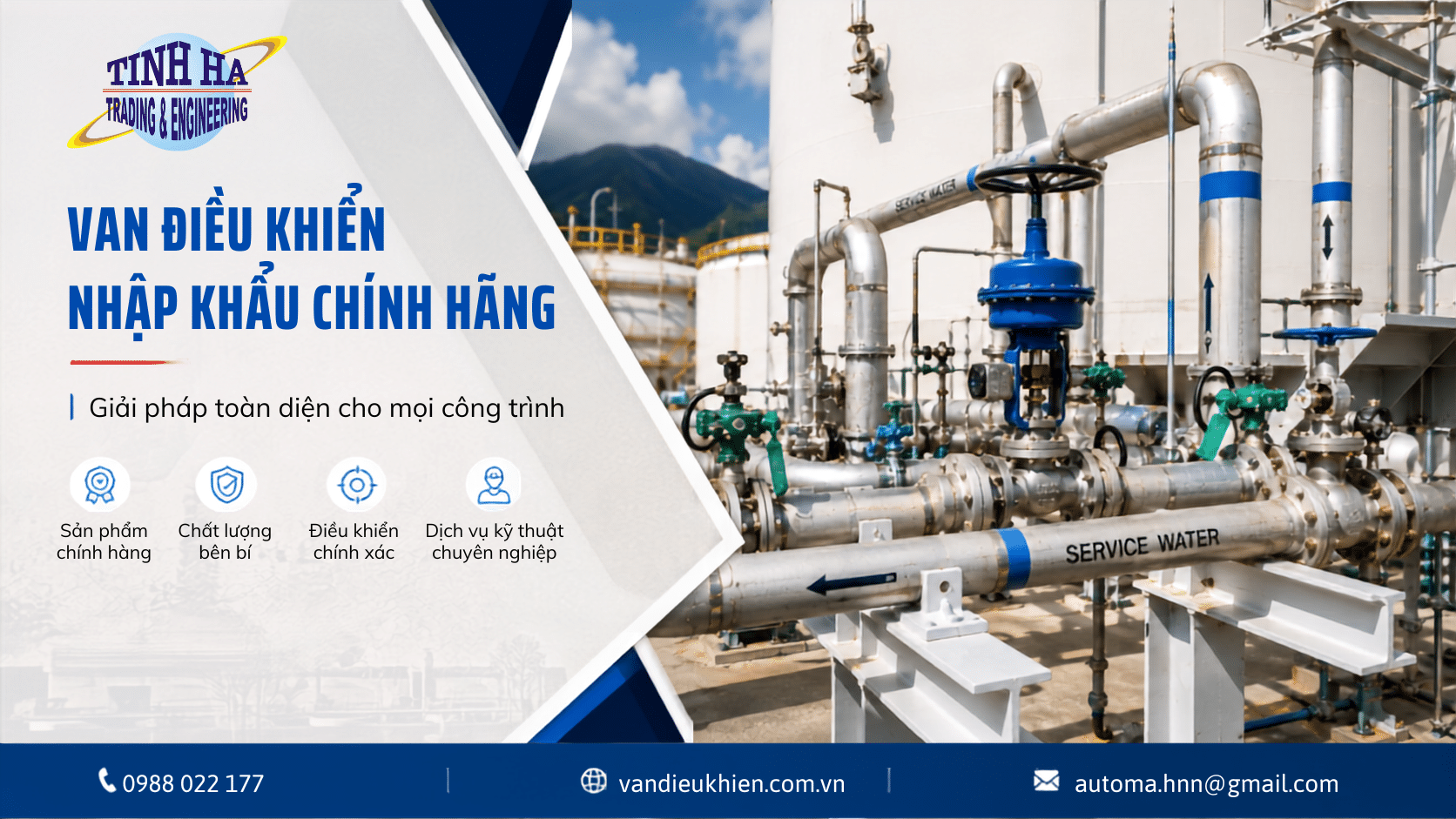 Van điều khiển nhập khẩu chính hãng - Giải pháp toàn diện cho công trình